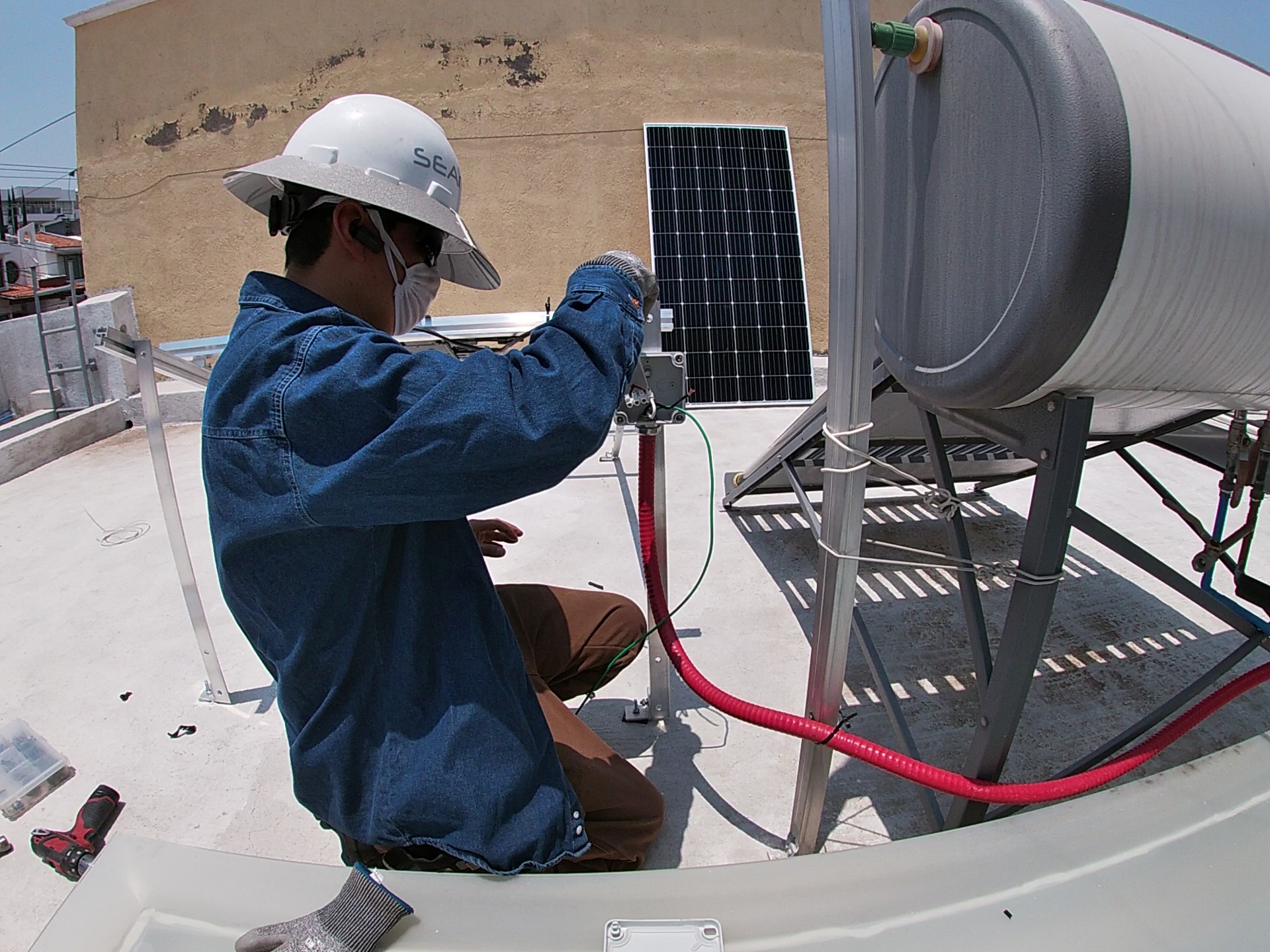Paneles solares para aire acondicionado 2